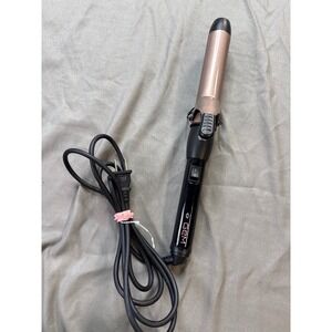 GEM Curling Iron 1.25in Rose Gold Excellent Ceramic HT21332 Swivel Cord